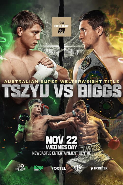 Poster for Nikita Tszyu vs. Dylan Biggs