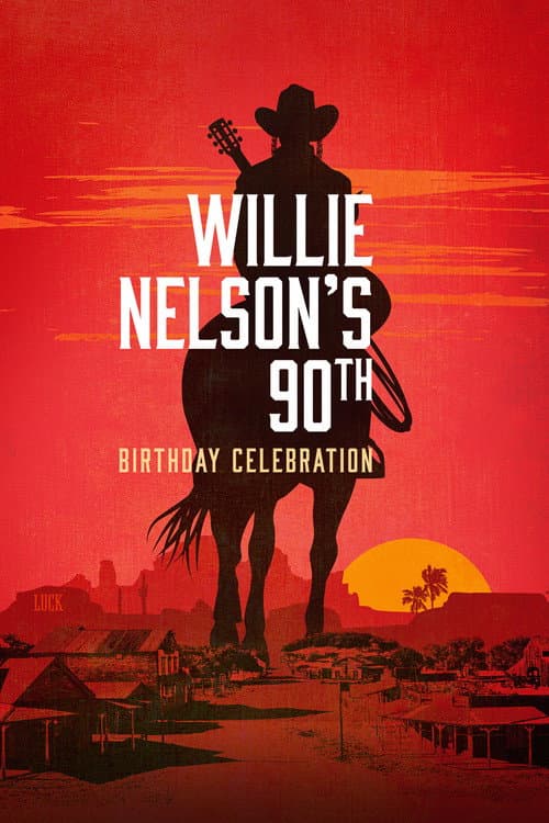 Poster for Willie Nelson's 90th Birthday Celebration