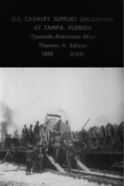 Poster for U.S. Cavalry Supplies Unloading at Tampa, Florida