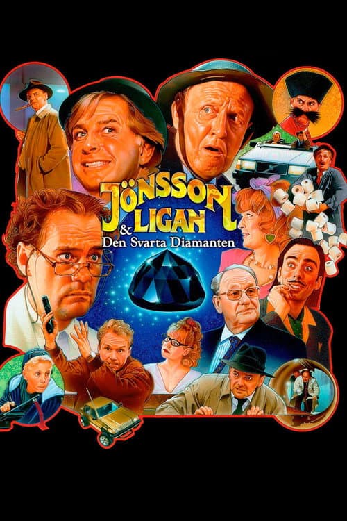 Poster for Jönssonligan & den svarta diamanten