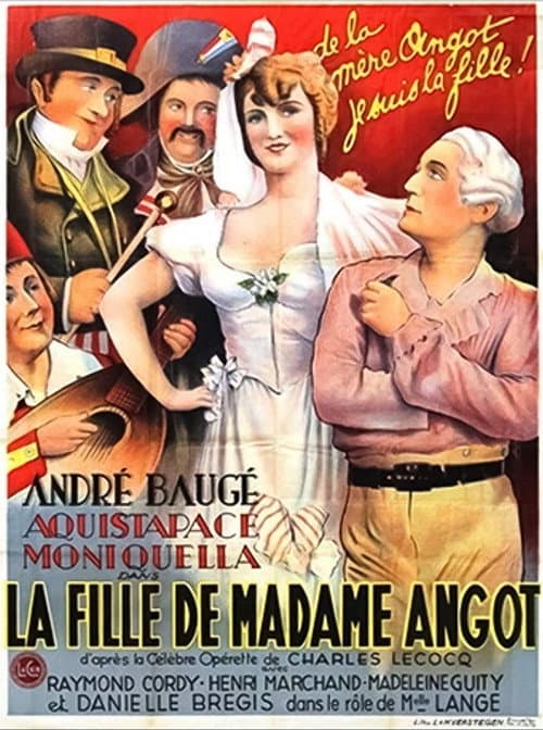 Poster for La Fille de Madame Angot