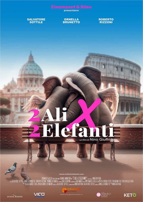 Poster for 2 ali x 2 elefanti