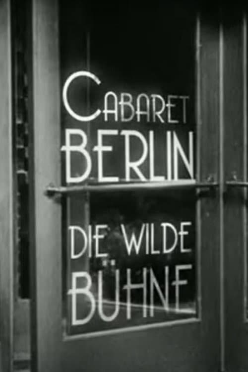 Poster for Cabaret-Berlin, the Wild Scene