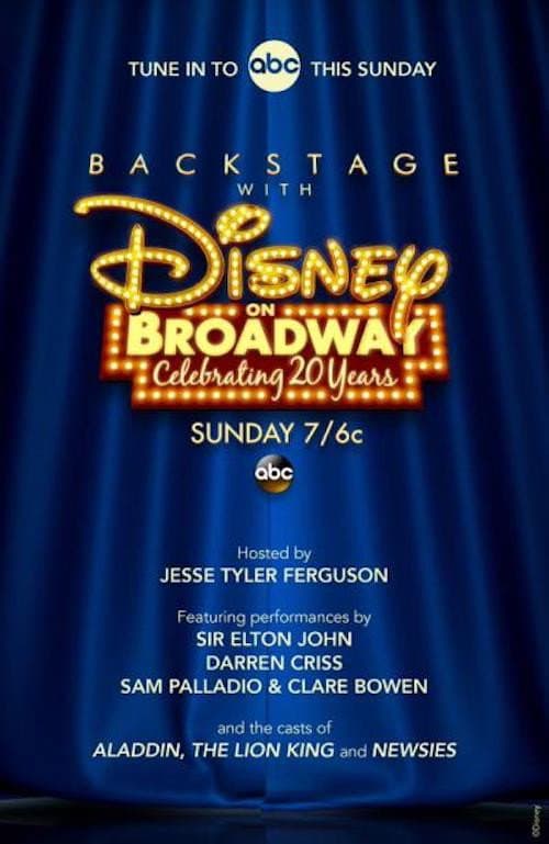 Poster for Backstage With Disney on Broadway: Celebrating 20 Years