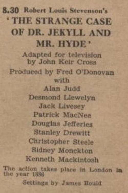 Poster for The Strange Case of Dr. Jekyll and Mr. Hyde