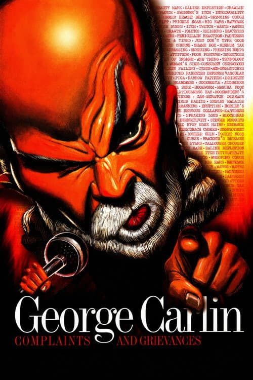 Poster for George Carlin: Complaints & Grievances