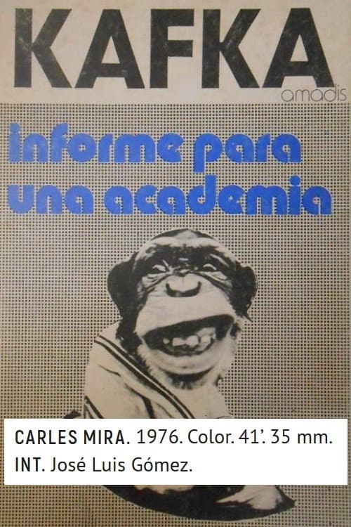 Poster for A Report to an Academy