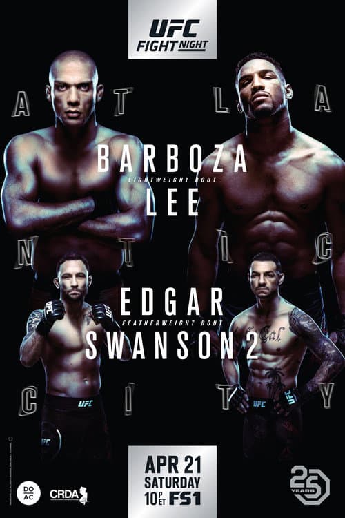 Poster for UFC Fight Night 128: Barboza vs. Lee