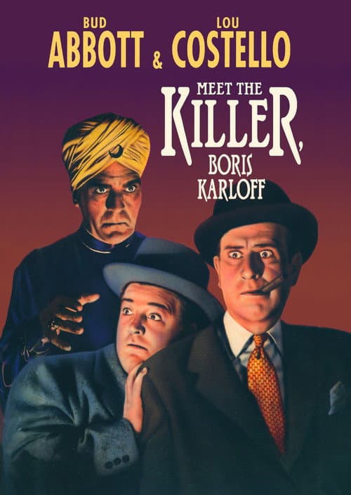 Poster for Bud Abbott and Lou Costello Meet the Killer, Boris Karloff