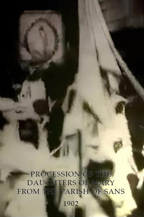 Poster for Procession of the Daughters of Mary from the Parish of Sans