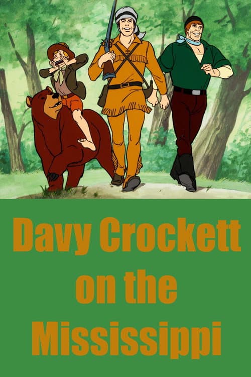 Poster for Davy Crockett on the Mississippi