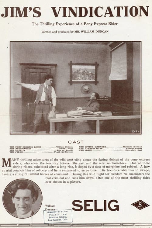 Poster for Jim's Vindication