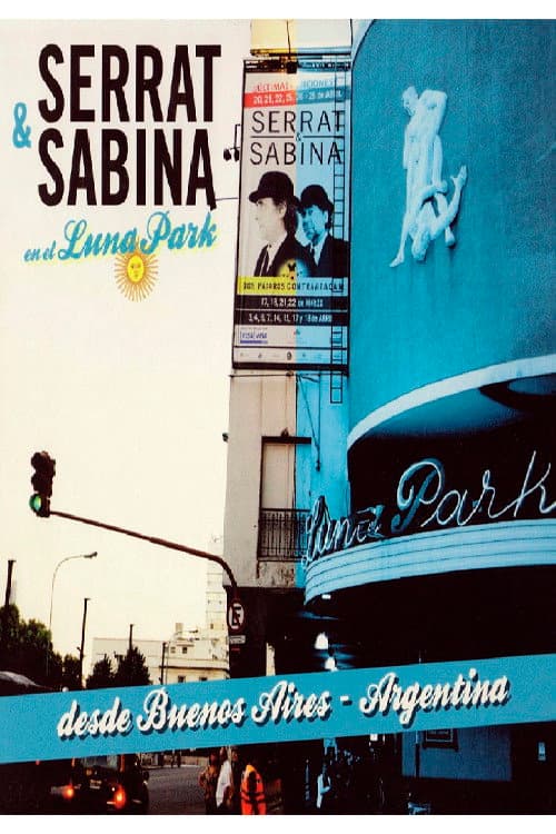 Poster for Serrat & Sabina en el Luna Park