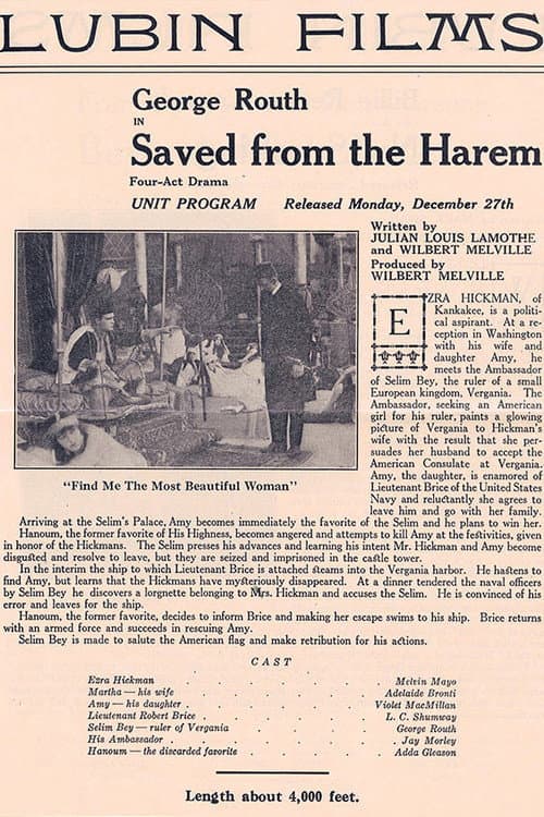 Poster for Saved from the Harem