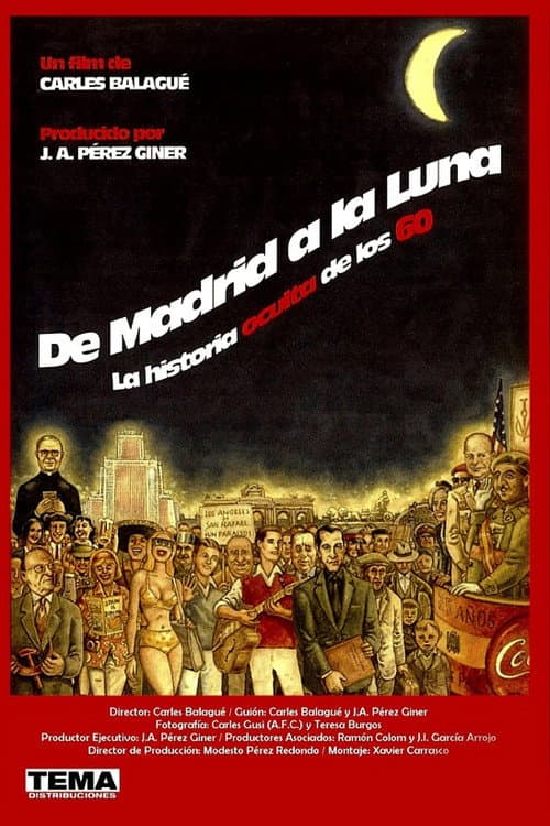 Poster for De Madrid a la Luna