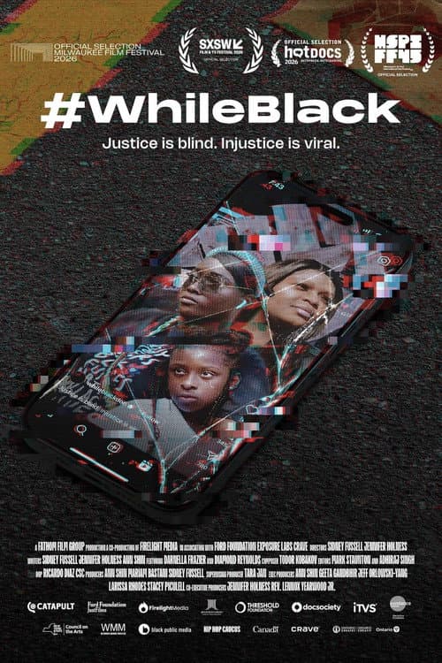 Poster for #WhileBlack