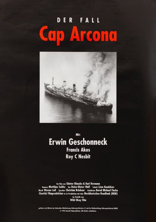 Poster for The Cap Arcona Case
