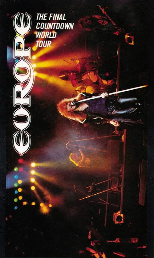 Poster for Europe: The Final Countdown World Tour