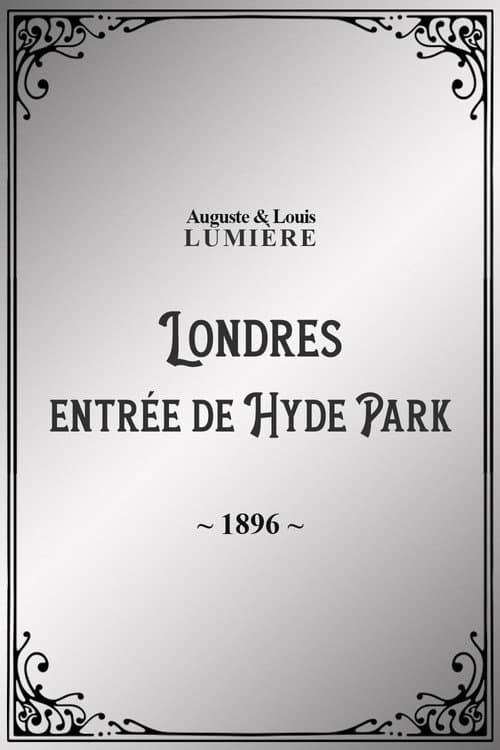 Poster for Londres : entrée de Hyde Park
