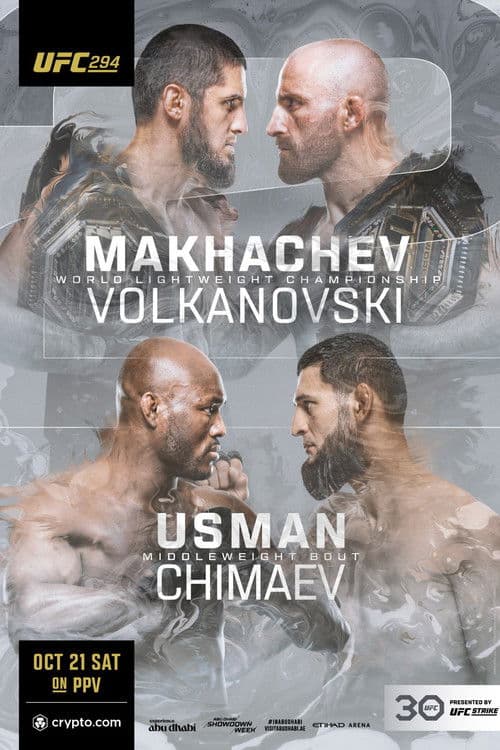 Poster for UFC 294: Makhachev vs. Volkanovski 2
