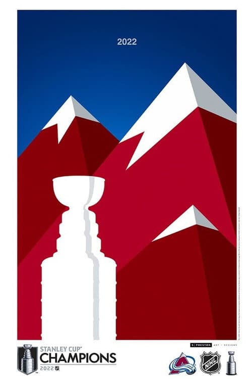 Poster for 2022 Stanley Cup Champion Film: Colorado Avalanche