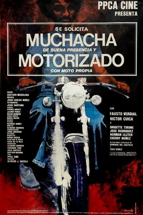 Poster for Wanted: Good Looking Receptionist and Messenger with His Own Motorcycle