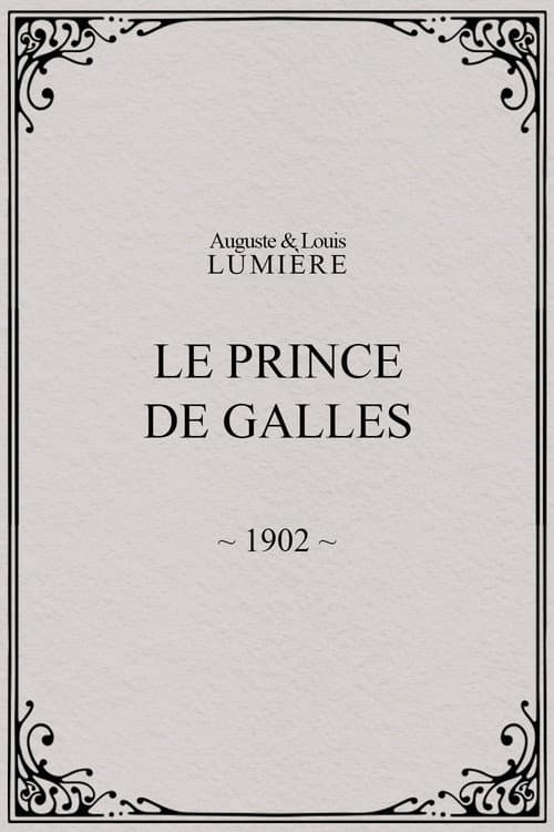Poster for Le prince de Galles