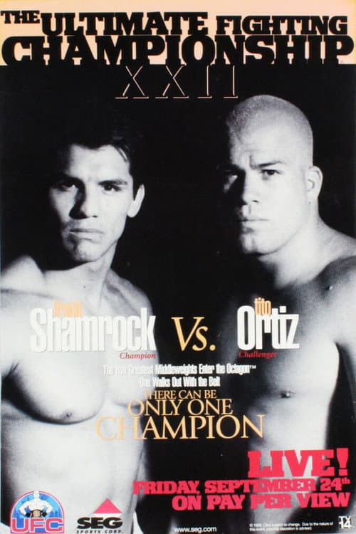 Poster for UFC 22: Only One Can be Champion