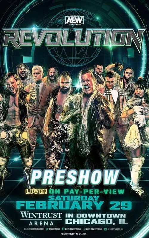 Poster for AEW Revolution: The Buy In