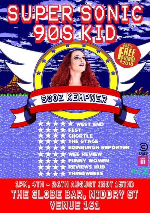 Poster for Sooz Kempner: Super Sonic 90s Kid