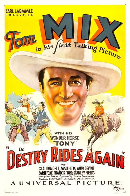 Poster for Destry Rides Again