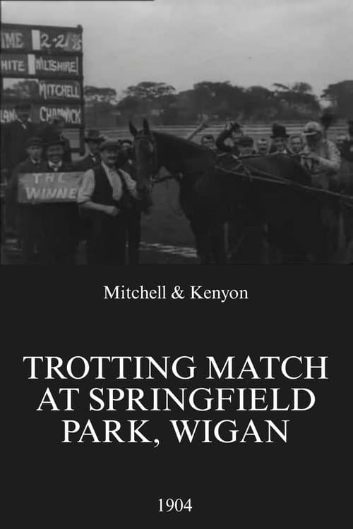 Poster for Trotting Match at Springfield Park, Wigan