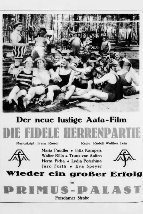 Poster for Die fidele Herrenpartie