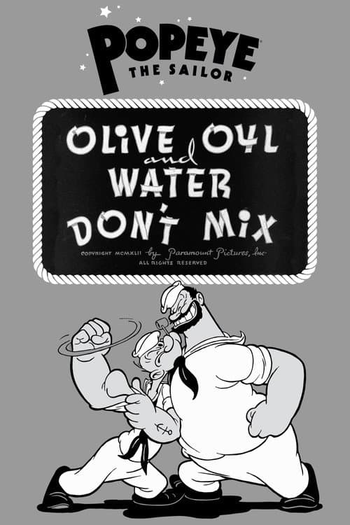 Poster for Olive Oyl and Water Don't Mix