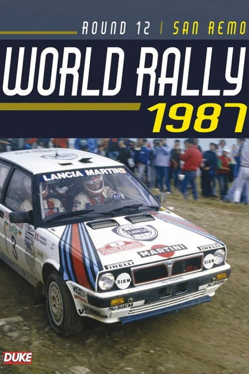 Poster for Rallye Sanremo 1987