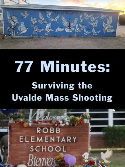 Poster for 77 Minutes: Surviving the Uvalde Mass Shooting
