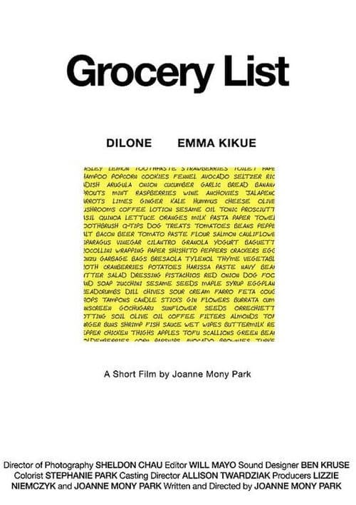 Poster for Grocery List