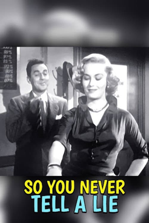 Poster for So You Never Tell a Lie