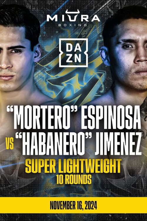 Poster for Jimerr Espinosa vs. Rogelio Jimenez