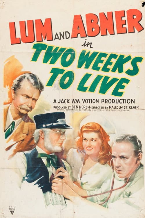 Постер до фільму «Two Weeks to Live»