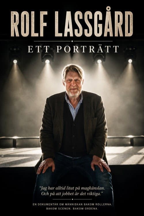 Poster for Rolf Lassgård – Ett Porträtt