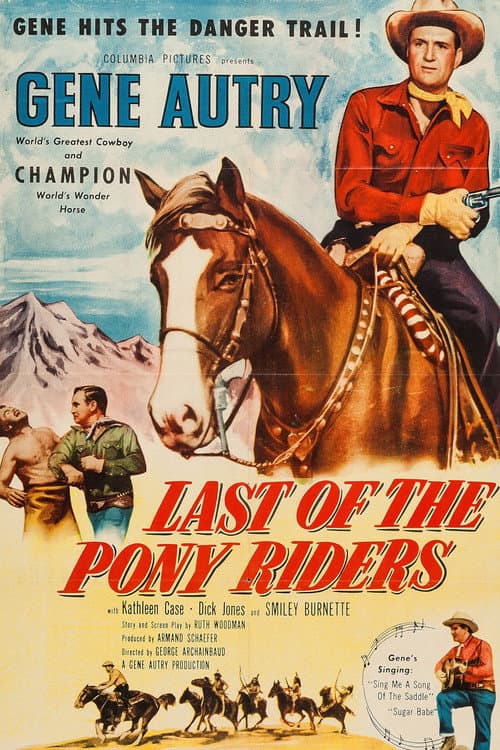 Poster for Last of the Pony Riders
