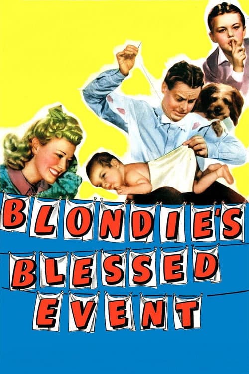 Poster for Blondie's Blessed Event