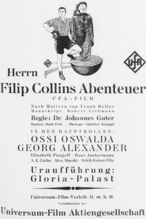 Poster for Herrn Filip Collins Abenteuer