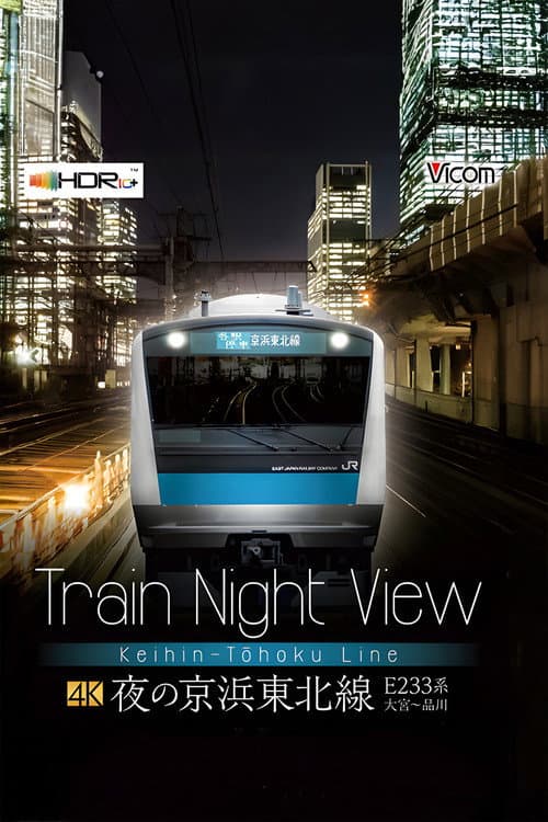 Poster for Train Night View: Keihin-Tohoku Line at Night