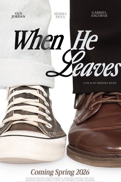 Poster for When He Leaves