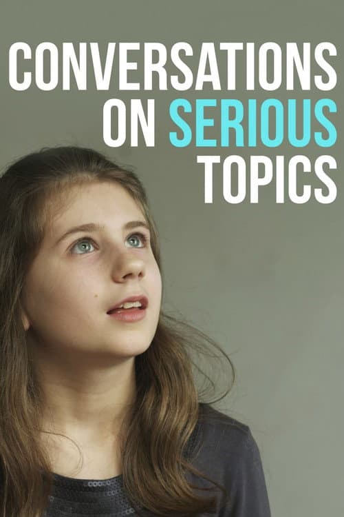 Poster for Conversations on Serious Topics
