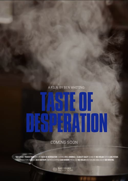 Poster for Taste of Desperation