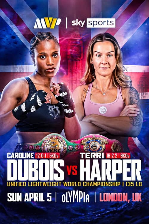 Poster for Caroline Dubois vs. Terri Harper