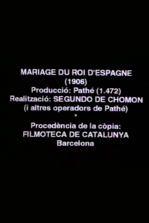 Poster for The Marriage of Princess Ena and Alphonse XIII, King of Spain